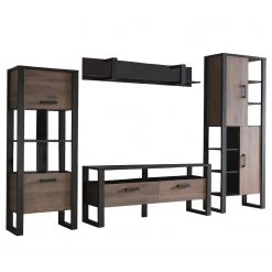 Red Living Ensemble meubles TV Norddal III (4 él.) - Imitation noyer / Noir 18 Red Living Ensemble meubles TV Norddal III (4 él.) - Imitation noyer / Noir -Meubles TV muraux Soldes 1000310667 211125 14554100083 DETAILS P000000001000310667