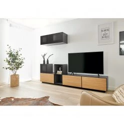 Now! by hülsta Ensemble now to go colour III (8 élém.) - Gris diamant brillant / Chêne naturel 20 Now! by hülsta Ensemble now to go colour III (8 élém.) - Gris diamant brillant / Chêne naturel -Meubles TV muraux Soldes 1000311284 211201 14490200414 MOOD DETAILS P000000001000311284 mood