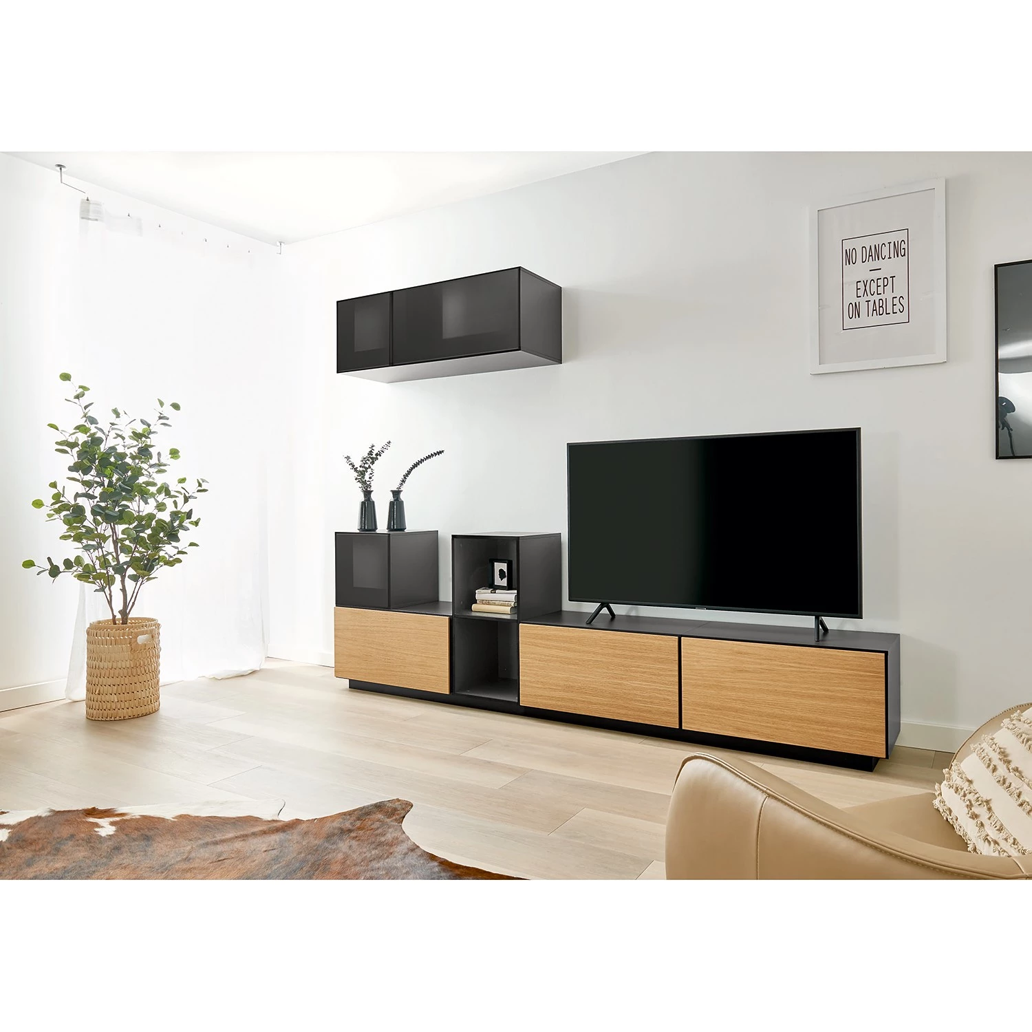 Now! by hülsta Ensemble now to go colour III (8 élém.) - Gris diamant brillant / Chêne naturel 5 Now! by hülsta Ensemble now to go colour III (8 élém.) - Gris diamant brillant / Chêne naturel – Image 3