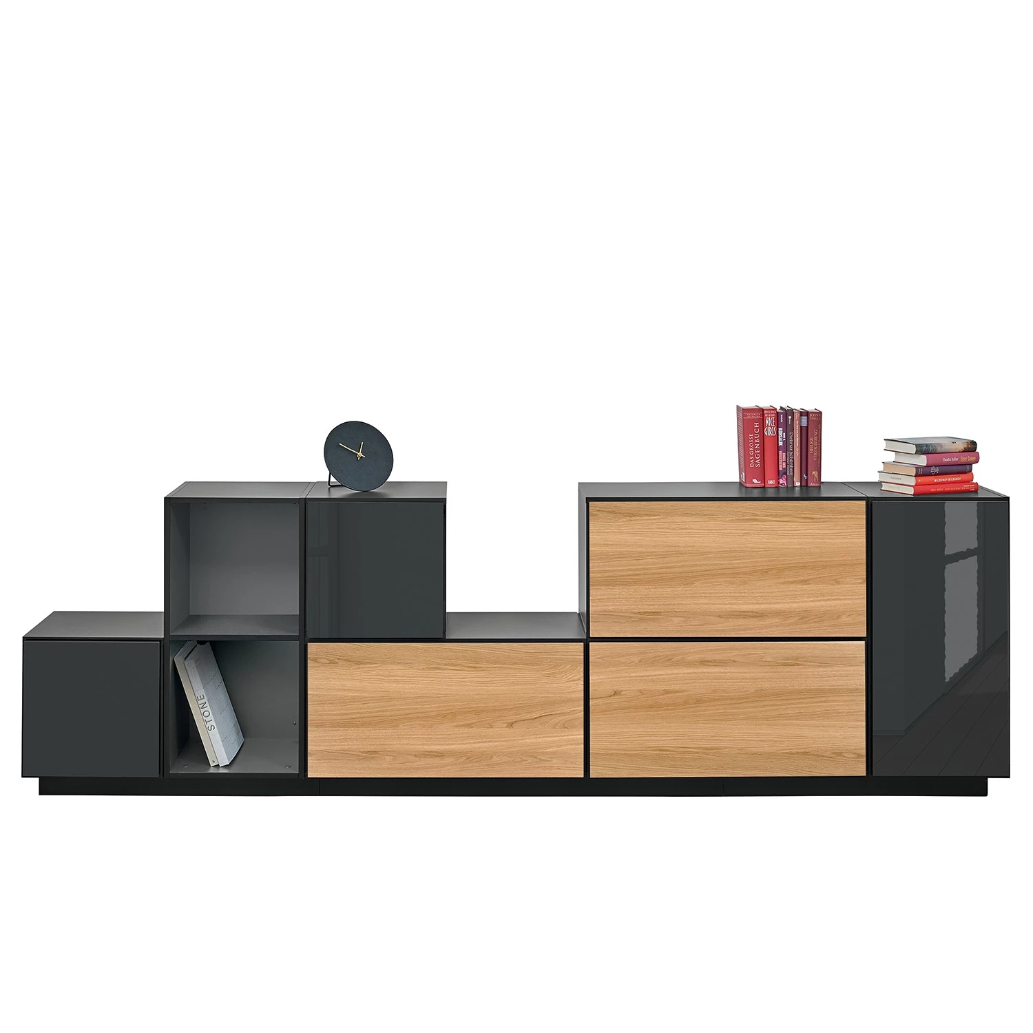 Now! by hülsta Ensemble now to go colour III (8 élém.) - Gris diamant brillant / Chêne naturel 11 Now! by hülsta Ensemble now to go colour III (8 élém.) - Gris diamant brillant / Chêne naturel – Image 9