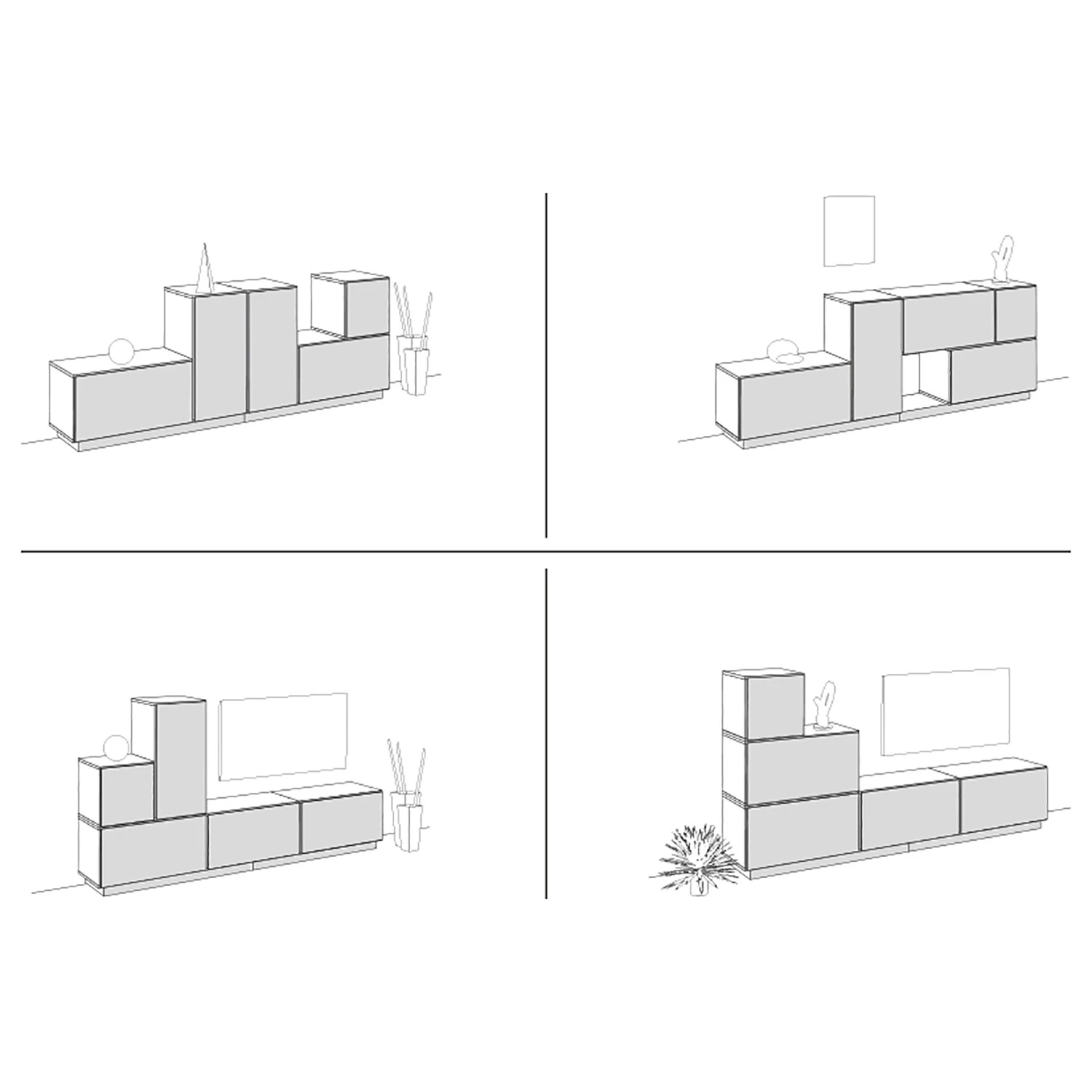 Now! by hülsta Ensemble now to go colour II (5 élém.) - Blanc pur brillant / Blanc neige 17 Now! by hülsta Ensemble now to go colour II (5 élém.) - Blanc pur brillant / Blanc neige – Image 15