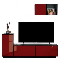 Now! by hülsta Ensemble now to go colour I (4 élém.) - Rubin brillant / Gris diamant -Meubles TV muraux Soldes 1000311303 211201 14490800608 DETAILS P000000001000311303