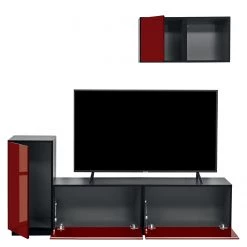 Now! by hülsta Ensemble now to go colour I (4 élém.) - Rubin brillant / Gris diamant -Meubles TV muraux Soldes 1000311303 211201 14490800620 DETAILS P000000001000311303