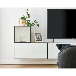 Now! by hülsta Ensemble now to go colour VI (7 élém.) - Blanc pur brillant / Blanc neige -Meubles TV muraux Soldes 1000311307 211201 14491000641 DETAILS P000000001000311307