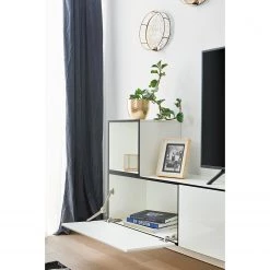 Now! by hülsta Ensemble now to go colour VI (7 élém.) - Blanc pur brillant / Blanc neige -Meubles TV muraux Soldes 1000311307 211201 14491000652 DETAILS P000000001000311307