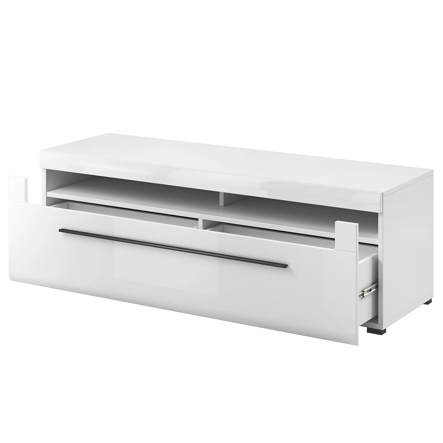 Loftscape Ensemble meubles TV Tyfta II (4 élém.) - Blanc brillant 8 Loftscape Ensemble meubles TV Tyfta II (4 élém.) - Blanc brillant – Image 6