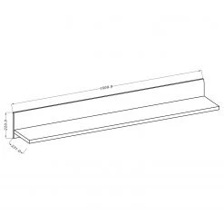 Loftscape Ensemble meubles TV Tyfta I (4 éléments) - Imitation chêne Grandson -Meubles TV muraux Soldes 1000327457 220125 13413500503 SKETCH DETAILS P000000001000327457 sketch