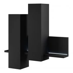 Loftscape Ensemble meubles TV Littor (3 éléments) - Noir 18 Loftscape Ensemble meubles TV Littor (3 éléments) - Noir -Meubles TV muraux Soldes 1000339744 220311 050 DETAILS P000000001000339744