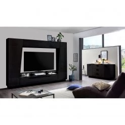 Fredriks Ensemble meubles TV Reedley (4 éléments) - Noir brillant 21 Fredriks Ensemble meubles TV Reedley (4 éléments) - Noir brillant -Meubles TV muraux Soldes 1000340456 220322 021 MOOD DETAILS P000000001000340456 mood