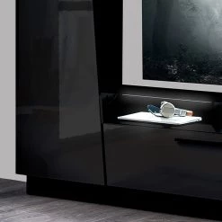 Fredriks Ensemble meubles TV Reedley (4 éléments) - Noir brillant 26 Fredriks Ensemble meubles TV Reedley (4 éléments) - Noir brillant -Meubles TV muraux Soldes 1000340456 220322 034 DETAILS P000000001000340456