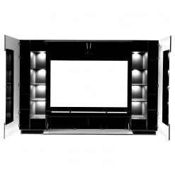 Fredriks Ensemble meubles TV Bylas (4 éléments) - Noir brillant 15 Fredriks Ensemble meubles TV Bylas (4 éléments) - Noir brillant -Meubles TV muraux Soldes 1000340457 220322 031 DETAILS P000000001000340457