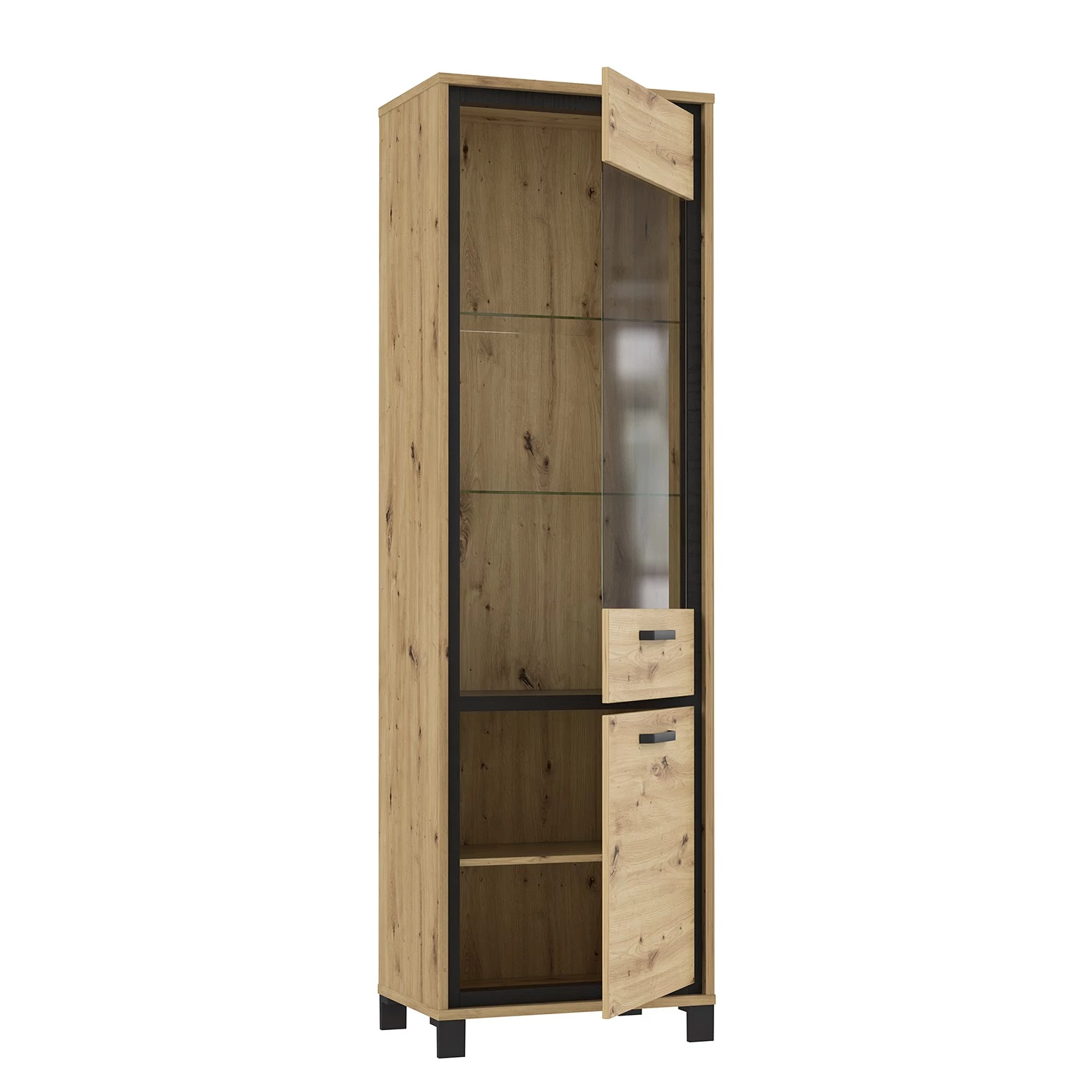 Loftscape Ensemble meubles TV Egan (4 éléments) - Imitation chêne artisan / Imitation chêne noir 9 Loftscape Ensemble meubles TV Egan (4 éléments) - Imitation chêne artisan / Imitation chêne noir – Image 7