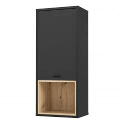 Loftscape Ensemble meubles TV Mazzo (4 éléments) - Noir / Imitation chêne artisan -Meubles TV muraux Soldes 1000341908 220331 060 DETAILS P000000001000341908