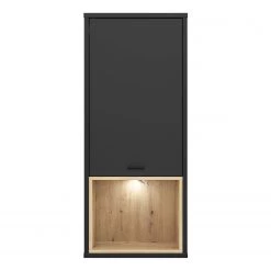 Loftscape Ensemble meubles TV Mazzo (4 éléments) - Noir / Imitation chêne artisan -Meubles TV muraux Soldes 1000341908 220331 065 DETAILS P000000001000341908