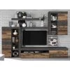 Loftscape Ensemble meubles TV Sacaton - Imitation bois recyclé / Imitation béton -Meubles TV muraux Soldes 1000342477 220404 011 MOOD IMAGE P000000001000342477 mood