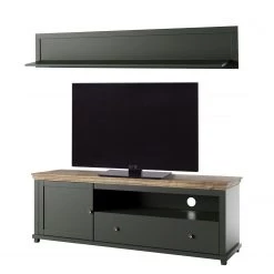 Ridgevalley Ensemble meubles TV Emmanuela (2 élém.) - Vert foncé