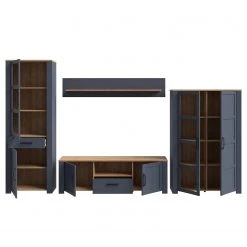 Ridgevalley Ensemble meubles TV Vassia II (4 élém.) - Imitation chêne Navy / Imitation chêne Riviera -Meubles TV muraux Soldes 1000344685 220414 050 DETAILS P000000001000344685