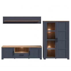 Ridgevalley Ensemble meubles TV Vassia I (3 élém.) - Imitation chêne Navy / Imitation chêne Riviera -Meubles TV muraux Soldes 1000344688 220414 030 DETAILS P000000001000344688