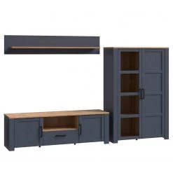 Ridgevalley Ensemble meubles TV Vassia I (3 élém.) - Imitation chêne Navy / Imitation chêne Riviera -Meubles TV muraux Soldes 1000344688 220414 045 DETAILS P000000001000344688