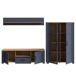 Ridgevalley Ensemble meubles TV Vassia I (3 élém.) - Imitation chêne Navy / Imitation chêne Riviera -Meubles TV muraux Soldes 1000344688 220414 050 DETAILS P000000001000344688