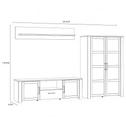 Ridgevalley Ensemble meubles TV Vassia I (3 élém.) - Imitation chêne Navy / Imitation chêne Riviera -Meubles TV muraux Soldes 1000344688 220414 500 SKETCH DETAILS P000000001000344688 sketch