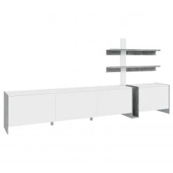 Loftscape Ensemble meubles TV Urban II (3 élém.) - Éclairage Éclairage  - Blanc / Imitation chêne gris -Meubles TV muraux Soldes 1000344692 220414 035 DETAILS P000000001000344692