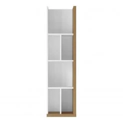 Loftscape Ensemble meubles TV Lahntal I (3 élém.) - Blanc brillant / Imitation chêne à nœuds -Meubles TV muraux Soldes 1000345463 220414 055 DETAILS P000000001000345463