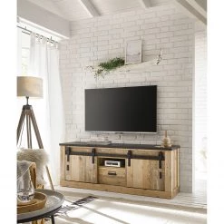 Ridgevalley Ensemble meubles TV Shutter IV (4 élém.) - Imitation chêne -Meubles TV muraux Soldes 1000348725 220505 023 MOOD DETAILS P000000001000348725 mood