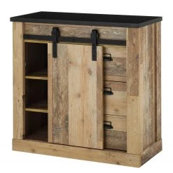 Ridgevalley Ensemble meubles TV Shutter IV (4 élém.) - Imitation chêne -Meubles TV muraux Soldes 1000348725 220505 055 DETAILS P000000001000348725