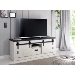 Ridgevalley Ensemble meubles TV Shutter I (3 élém.) - Imitation pin blanc -Meubles TV muraux Soldes 1000348727 220505 021 MOOD DETAILS P000000001000348727 mood