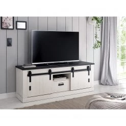 Ridgevalley Ensemble meubles TV Shutter IV (4 élém.) - Imitation pin blanc -Meubles TV muraux Soldes 1000348729 220505 023 MOOD DETAILS P000000001000348729 mood