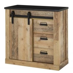 Ridgevalley Ensemble meubles TV Shutter II (3 élém.) - Imitation chêne -Meubles TV muraux Soldes 1000348730 220505 040 DETAILS P000000001000348730