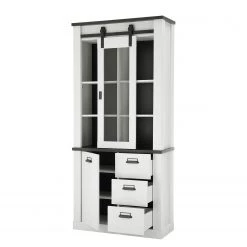 Ridgevalley Ensemble meubles TV Shutter III (3 él.) - Imitation pin blanc -Meubles TV muraux Soldes 1000348734 220505 031 DETAILS P000000001000348734