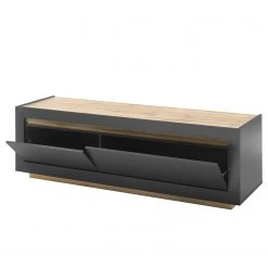 Loftscape Ensemble meubles TV Accra III (3 élém.) - Anthracite / Imitation chêne -Meubles TV muraux Soldes 1000348826 220506 032 DETAILS P000000001000348826