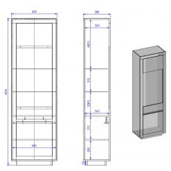 Loftscape Ensemble meubles TV Accra I (4 élém.) - Anthracite / Imitation chêne 48 Loftscape Ensemble meubles TV Accra I (4 élém.) - Anthracite / Imitation chêne -Meubles TV muraux Soldes 1000348829 220506 502 SKETCH DETAILS P000000001000348829 sketch