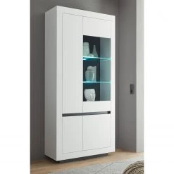 Loftscape Ensemble meubles TV Accra II (4 élém.) - Blanc / Anthracite -Meubles TV muraux Soldes 1000348833 220506 024 MOOD DETAILS P000000001000348833 mood