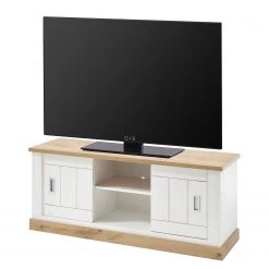 Ridgevalley Ensemble meubles TV Ollezy II (4 élém.) - Imitation pin blanc / Imitation chêne artisan -Meubles TV muraux Soldes 1000349814 220511 030 DETAILS P000000001000349814