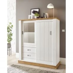 Ridgevalley Ensemble meubles TV Ollezy II (4 élém.) - Imitation pin blanc / Imitation chêne artisan -Meubles TV muraux Soldes 1000349814 220513 023 MOOD DETAILS P000000001000349814 mood