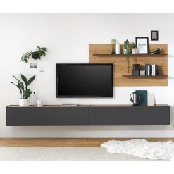 Norrwood Ensemble meubles TV Olon I (3 éléments) - Anthracite
