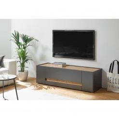 Norrwood Ensemble meubles TV Olon IV (4 éléments) - Anthracite -Meubles TV muraux Soldes 1000350323 220517 021 MOOD DETAILS P000000001000350323 mood