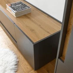 Norrwood Ensemble meubles TV Olon IV (4 éléments) - Anthracite -Meubles TV muraux Soldes 1000350323 220517 033 DETAILS P000000001000350323