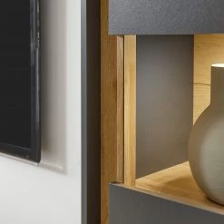 Norrwood Ensemble meubles TV Olon IV (4 éléments) - Anthracite -Meubles TV muraux Soldes 1000350323 220517 039 DETAILS P000000001000350323