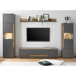 Norrwood Ensemble meubles TV Olon V (4 éléments) - Anthracite