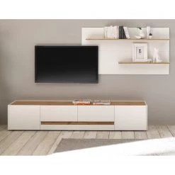 Norrwood Ensemble meubles TV Olon II (2 éléments) - Blanc