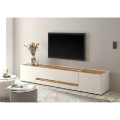 Norrwood Ensemble meubles TV Olon II (2 éléments) - Blanc -Meubles TV muraux Soldes 1000350330 220517 021 MOOD DETAILS P000000001000350330 mood