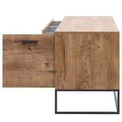 Red Living Ensemble meubles TV Meevoo V (3 élém.) - Imitation chêne rustique / Graphite -Meubles TV muraux Soldes 1000352091 220516 035 DETAILS P000000001000352091