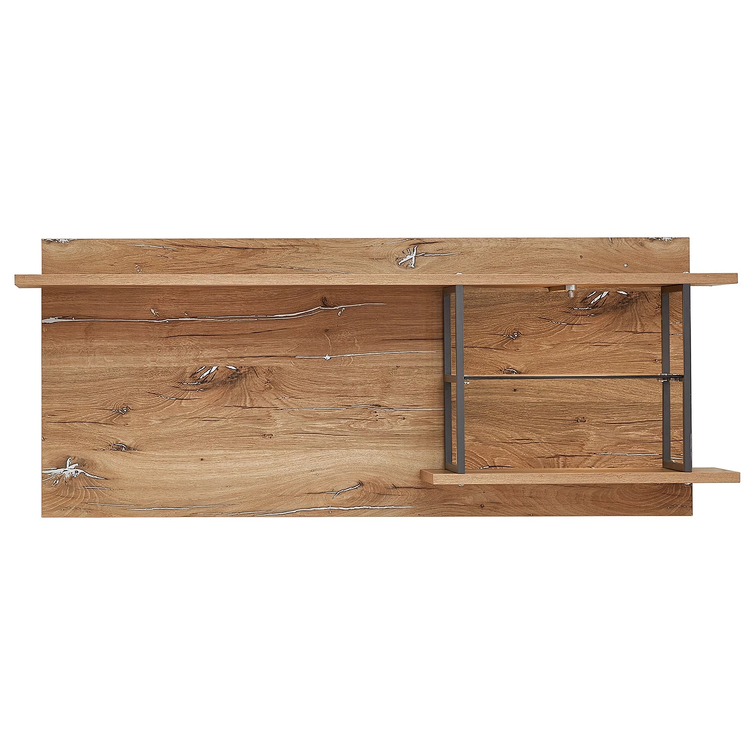 Red Living Ensemble meubles TV Sligo (3 éléments) - Imitation chêne rustique argenté / Graphite 8 Red Living Ensemble meubles TV Sligo (3 éléments) - Imitation chêne rustique argenté / Graphite – Image 6