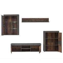 Red Living Ensemble meubles TV Westcliffe (4 élém.) - Imitation bois recyclé / Imitation béton -Meubles TV muraux Soldes 1000356732 220603 031 DETAILS P000000001000356732