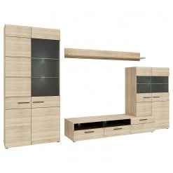 Loftscape Ensemble meubles TV Taradale (4 élém.) - Avec éclairage inclus - Imitation chêne Sonoma -Meubles TV muraux Soldes 1000357998 220616 030 DETAILS P000000001000357998