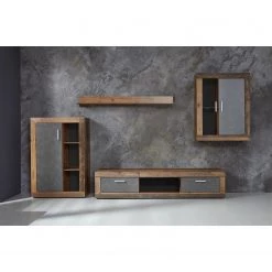 Trendteam Ensemble meubles TV jazz I (4 éléments) - Imitation bois ancien / Anthracite -Meubles TV muraux Soldes 1000362848 220623 021 MOOD DETAILS P000000001000362848 mood